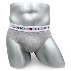 Мужские брифы Tommy Hilfiger серые T12